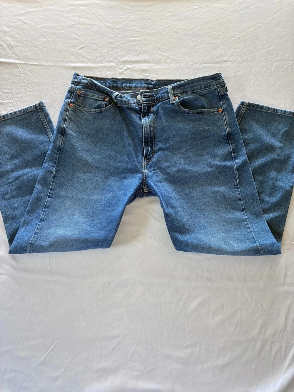 Levi's 505 Medium Blue Straight-Leg Men's Jeans